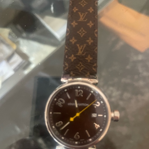 Louis Vuitton tambour monogram watch unisex 1000% authentic - Picture 11 of 12